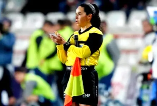 Karen Díaz representó al arbitraje mexicano en el Mundial de Qatar 2022. 