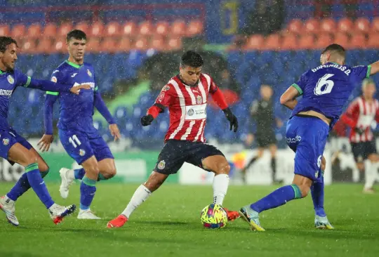 Fernando Nene Beltrán fue la figura del Chivas vs Getafe disputado en España.