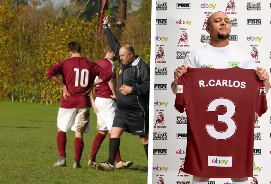 Roberto Carlos reforzará a equipo amateur de un bar Roberto Carlos reforzará a equipo amateur de un bar