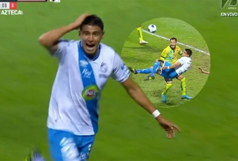 CHILENA de Guillermo Mart&iacute;nez evita la derrota de Puebla ante Atlas