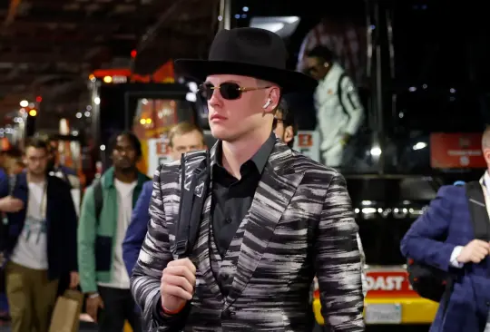 ¡Qué elegancia! Así llegó Joe Burrow al SoFi Stadium para el Super Bowl LVI