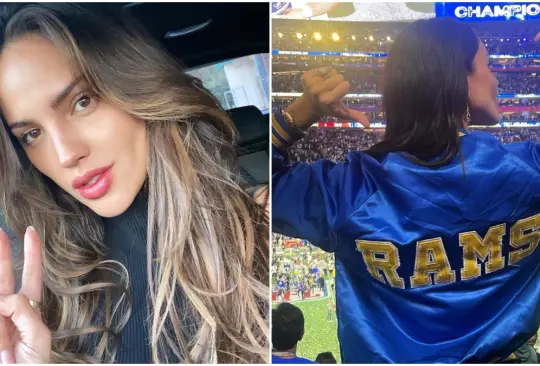 Eiza González presume su apoyo a los Rams, aunque le va a otro equipo