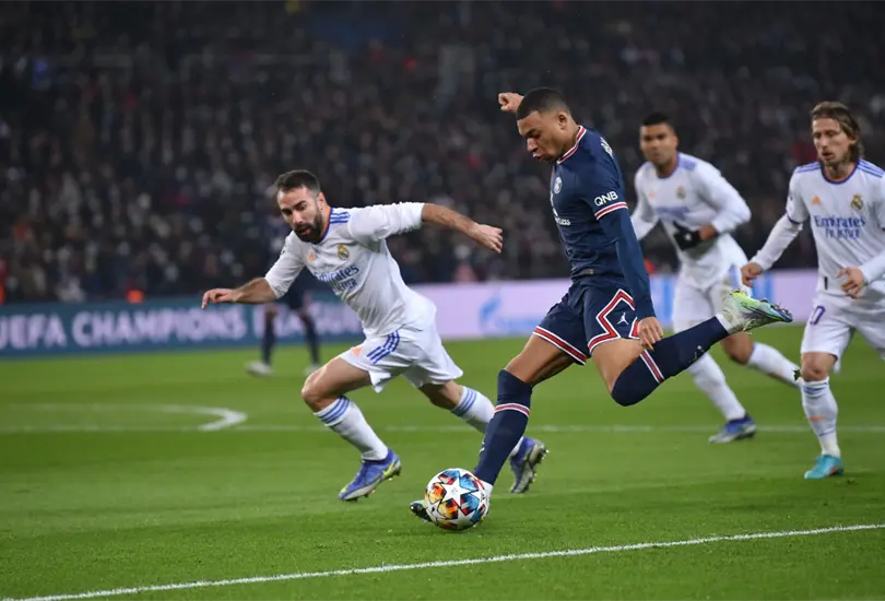 Kylian Mbapp&eacute; y Nuno Mendes brillan ante el Real Madrid; PSG, mejor en el primer tiempo