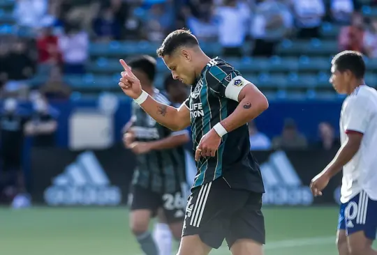 El doblete de Chicharito en la pretemporada del LA Galaxy