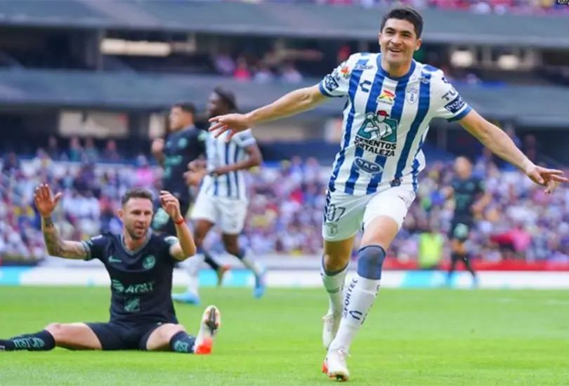 Pachuca hunde m&aacute;s al Am&eacute;rica en el Azteca; suma 3 derrotas en casa