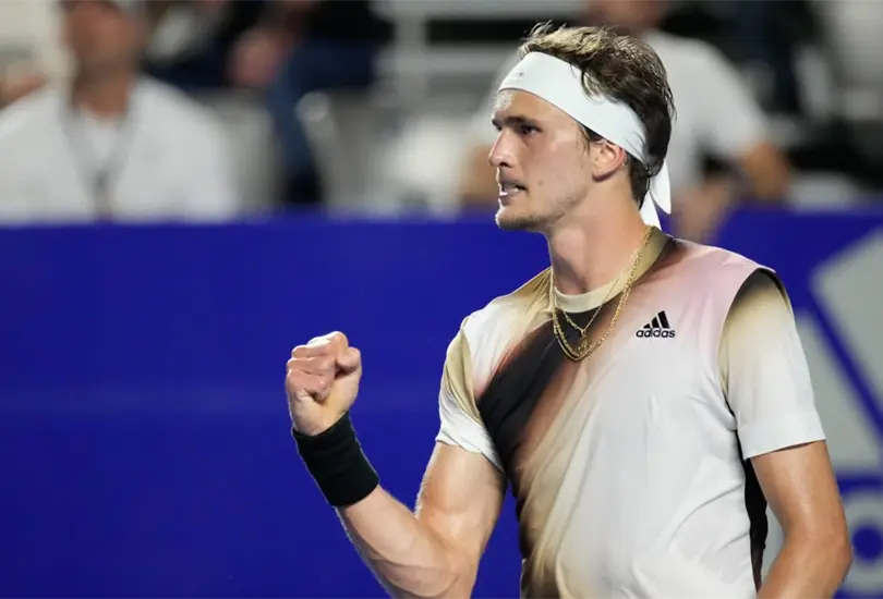 Zverev y Brooksby encabezan jornada marat&oacute;nica en el primer d&iacute;a del Abierto Mexicano