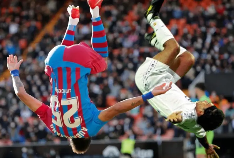 Aubameyang revela que Hugo S&aacute;nchez lo inspir&oacute; a festejar acrob&aacute;ticamente