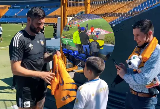 Tigres sorprende con gran regalo al niño al que le quitaron su cartel 