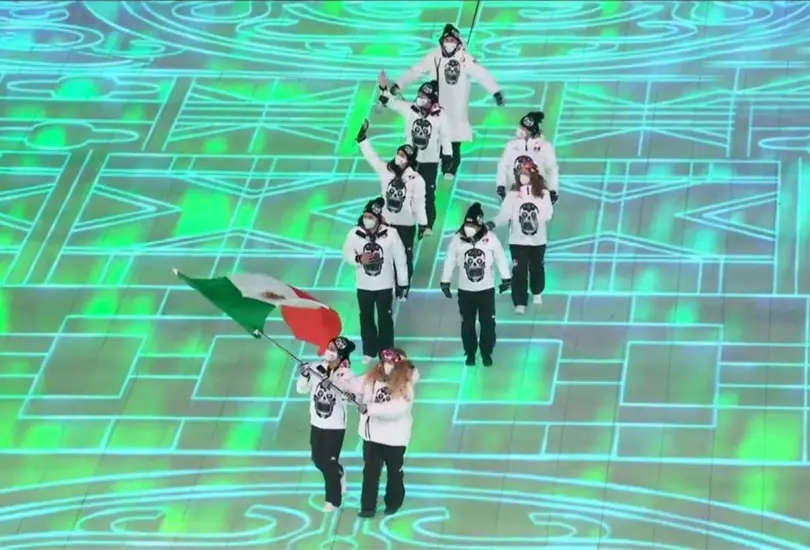 As&iacute; se present&oacute; la delegaci&oacute;n mexicana en la ceremonia de Apertura de Beijing 2022