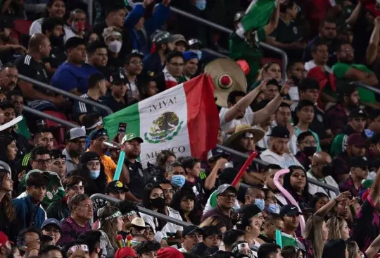 La afici&oacute;n mexicana tiene una gran rivalidad con Estados Unidos.