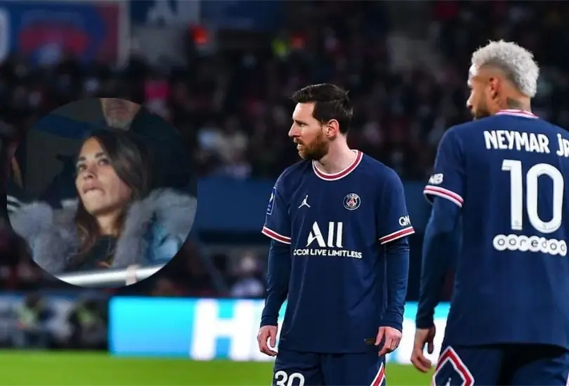 Antonela Ruccuzzo tambi&eacute;n la pas&oacute; mal en el juego que abuchearon a Messi.