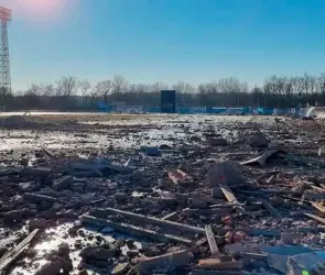 FC Desna de Ucrania muestra su estadio destruido por los ataques rusos