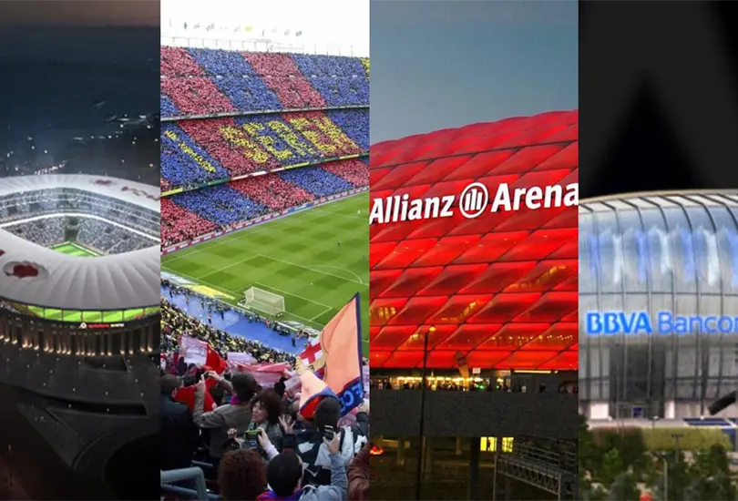 Spotify Camp Nou y otros estadios de futbol con nombres comerciales Spotify Camp Nou y otros estadios de futbol con nombres comerciales