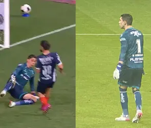 Hugo González "colabora" en la victoria de Rayados y se lleva el hate de la afición