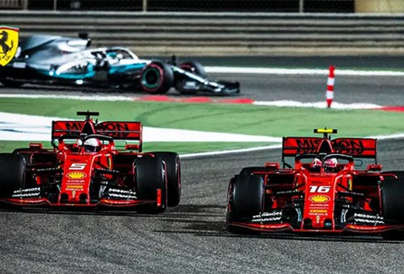 Los dos Ferrari destacaron en la qualy de Bahr&eacute;in