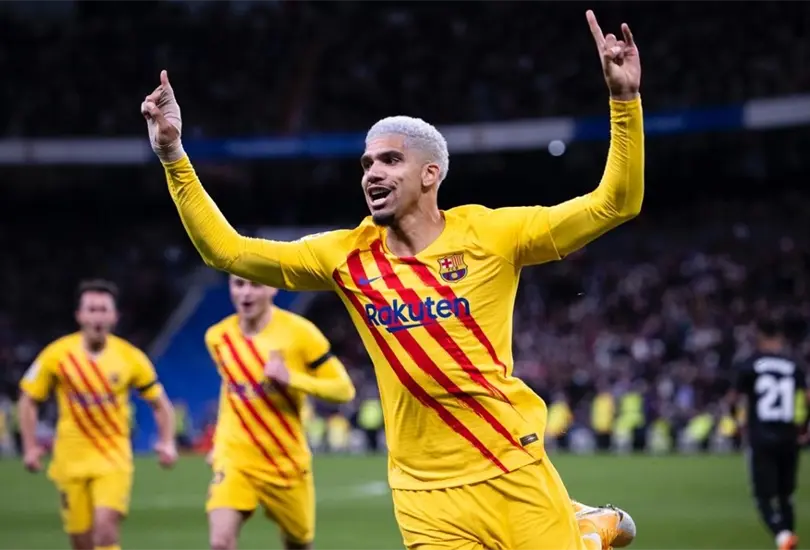 Ronald Ara&uacute;jo puso el 2-0 a favor del Barcelona sobre el Real Madrid