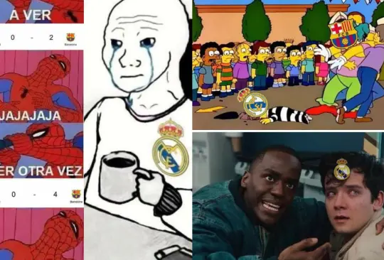 Los mejores memes que dejó la GOLEADA 0-4 del Barcelona al Real Madrid