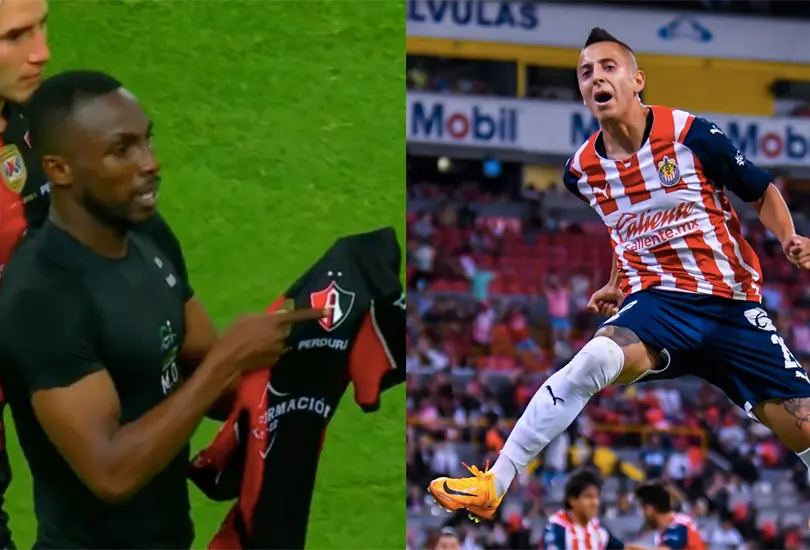 Qui&ntilde;ones y Alvarado dieron goles en el Cl&aacute;sico Tapat&iacute;o.