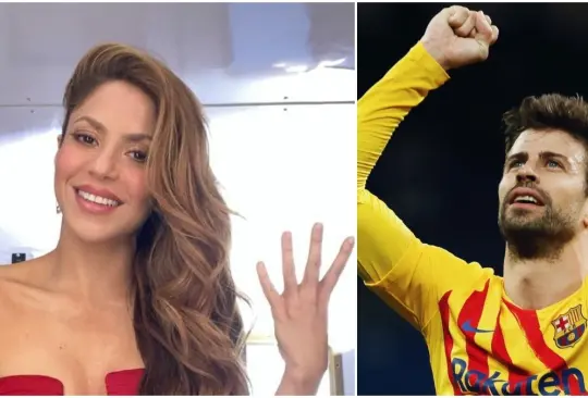 Shakira felicitó a Piqué por su desempeño ante el Real Madrid. 