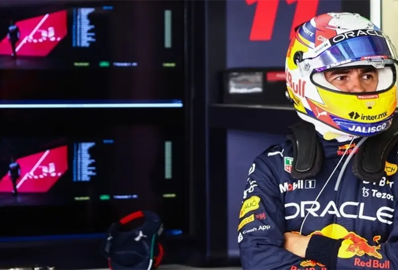 Sergio Checo P&eacute;rez y Red Bull no lograron sumar puntos. 