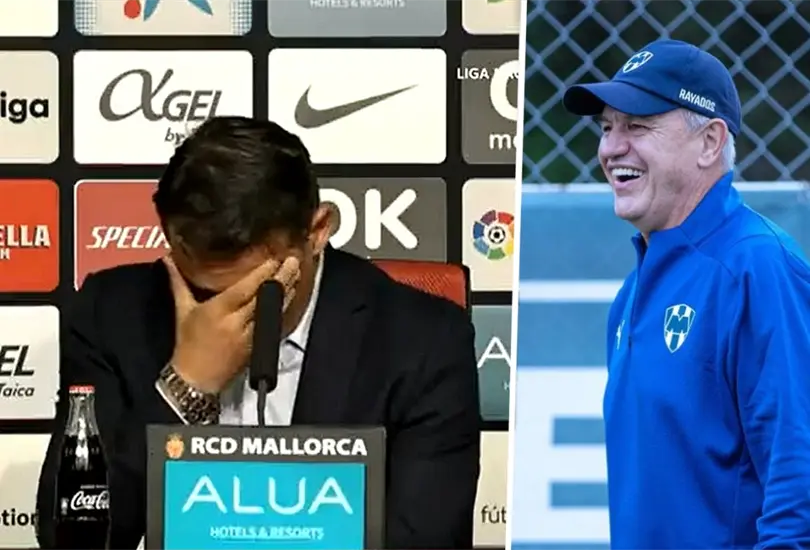 El entrenador Luis Garc&iacute;a rompi&oacute; en llanto
