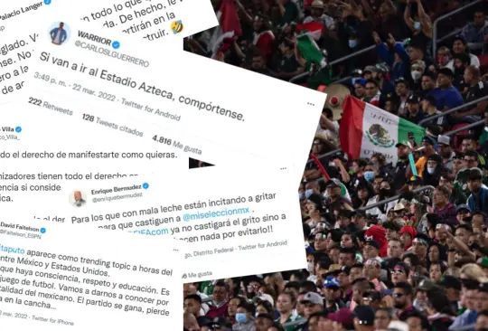 Comentaristas pidieron no realizar el grito homofóbico