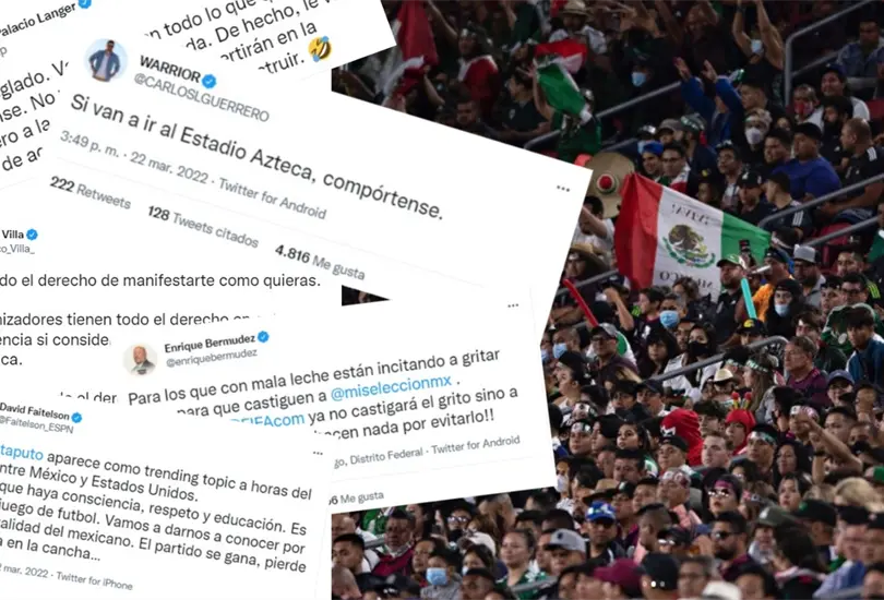 Comentaristas pidieron no realizar el grito homof&oacute;bico