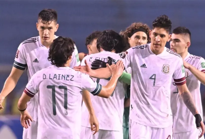 M&eacute;xico celebra su victoria ante Honduras.
