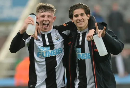 Santiago Muñoz anotó en la Premier League 2 con el Newcastle Sub-23.