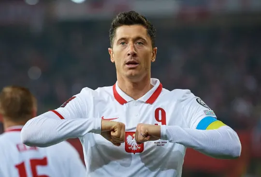 Robert Lewandowski anotó un gol en el triunfo de Polonia sobre Suecia