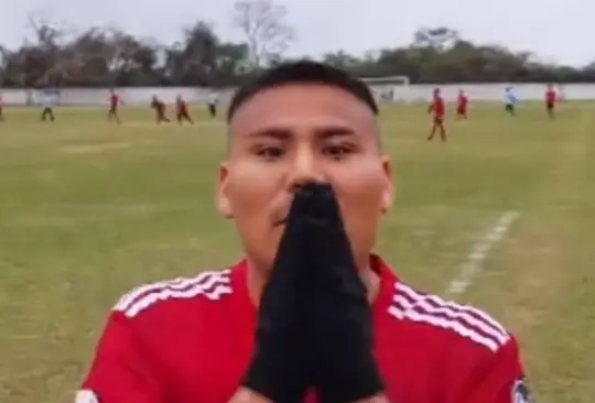 Jugador llanero casi hace un golazo pide no m&aacute;s a la guerra y se vuelve viral