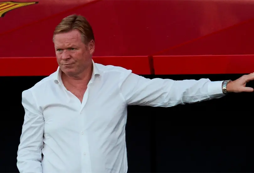 Koeman fue cesado del Barcelona antes de media temporada Koeman fue cesado del Barcelona antes de media temporada