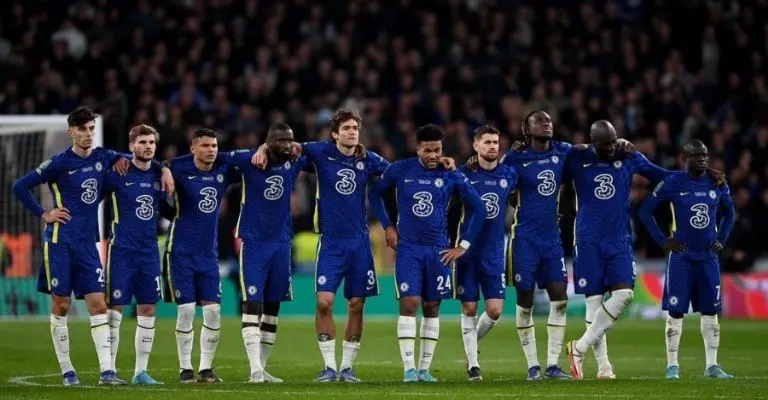 Los jugadores de Chelsea durante un partido. (Instagram @chelseafc)
