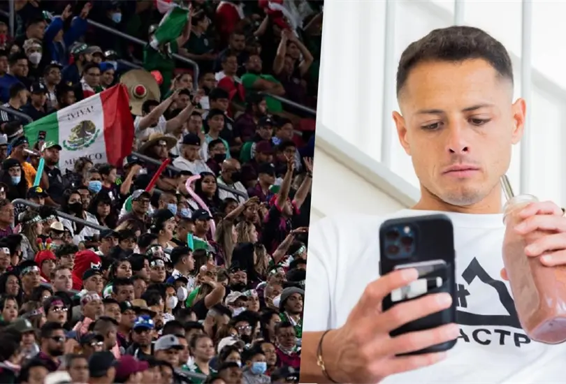 La afición pidió a Chicharito La afición pidió a Chicharito