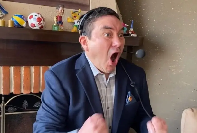 El periodista de ESPN aceptó que su compañero lo ha hecho enojar en algunos programas. El periodista de ESPN aceptó que su compañero lo ha hecho enojar en algunos programas.