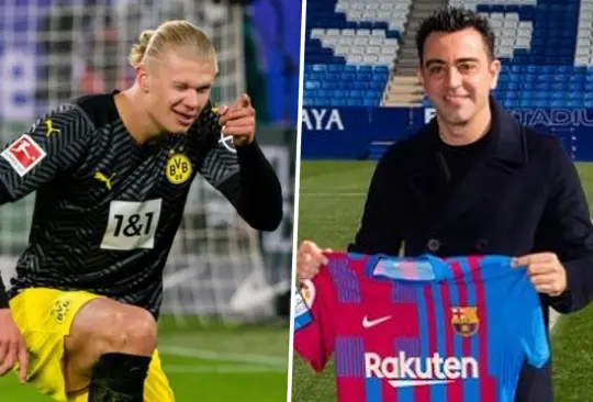 Haaland se habría reunido con Xavi