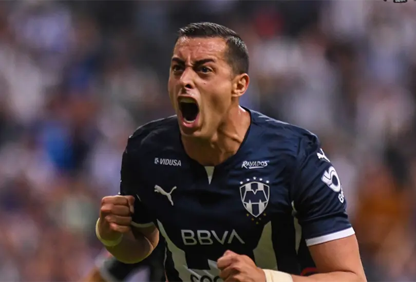 Funes Mori celebra el gol de la victoria.
