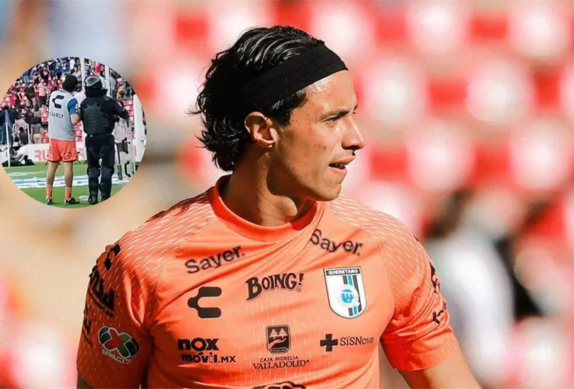 To&ntilde;o Rodr&iacute;guez trat&oacute; de evitar que la pelea entre los aficionados llegara a la cancha