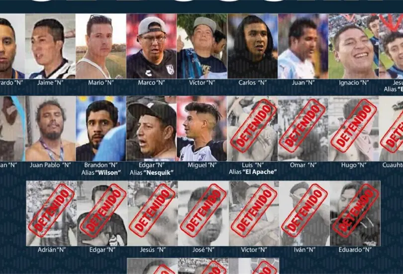 Fiscal&iacute;a revela 14 rostros de sospechosos por violencia en La Corregidora