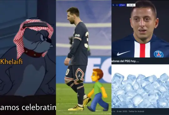 Hubo variedad de memes tras la caída del PSG.