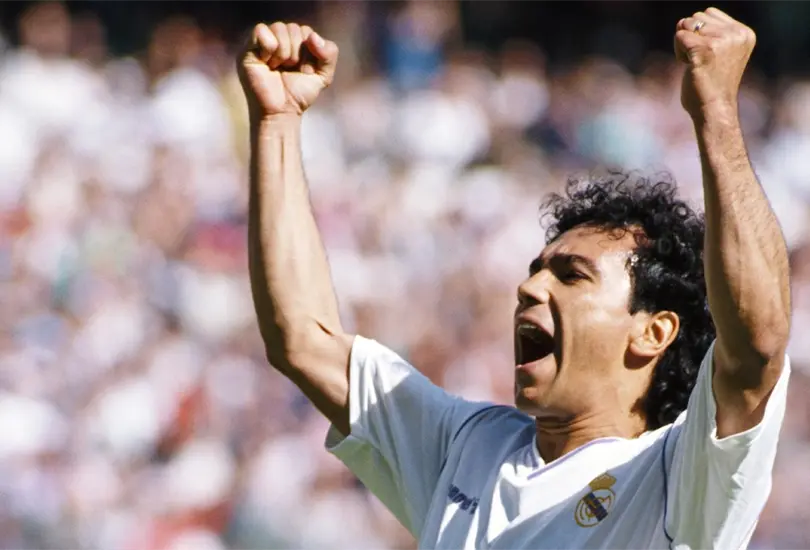 Hugo Sánchez celebró el aniversario de su gol contra el Logroñés Hugo Sánchez celebró el aniversario de su gol contra el Logroñés