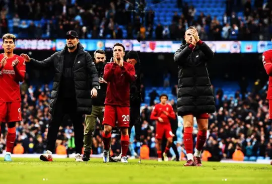 Klopp y los jugadores del Liverpool