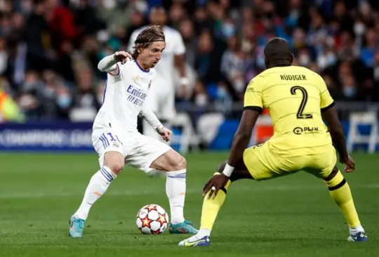 Modric frente a Rudiger