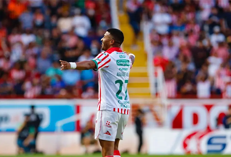 Rodrigo Aguirre brill&oacute; en la goleada de Necaxa.