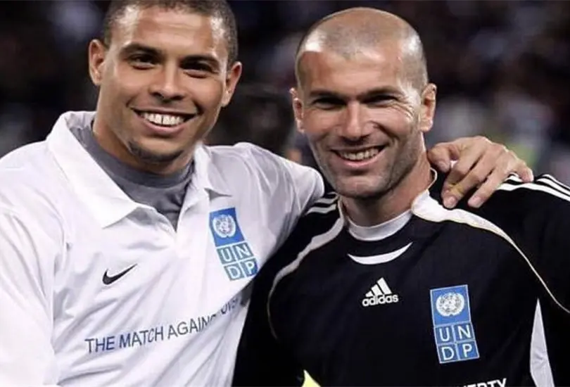 Ronaldo y Zidane, dos leyendas del futbol actual.