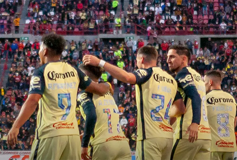 Am&eacute;rica festeja el triunfo ante Xolos.