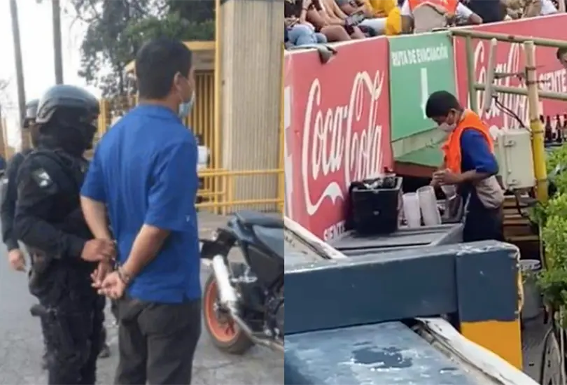Vendedor de cerveza fue detenido en el Volc&aacute;n.