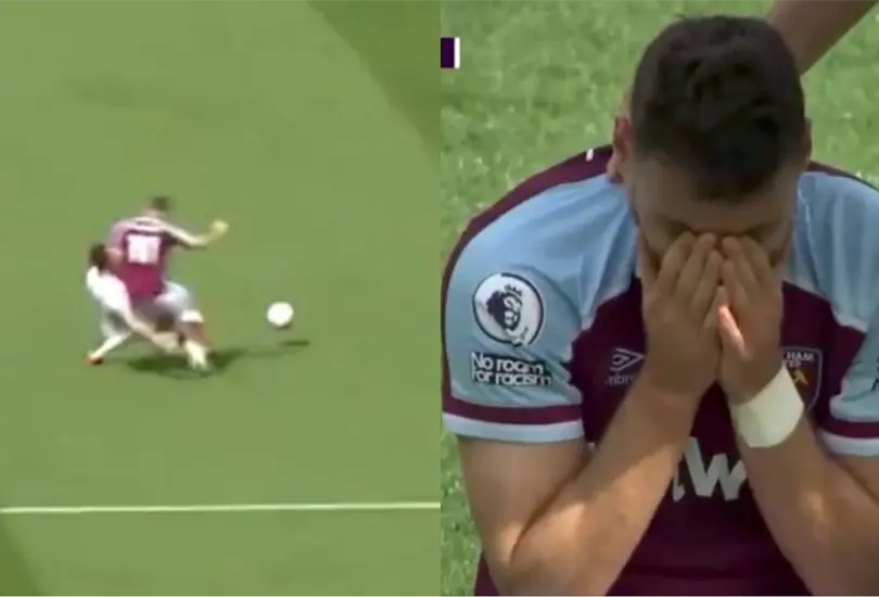 Jugador del Burnley se rompe el tobillo y rival que lo provocó llora tras la lesión Jugador del Burnley se rompe el tobillo y rival que lo provocó llora tras la lesión