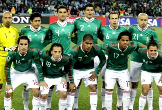 El Tri del 2010 ante Argentina