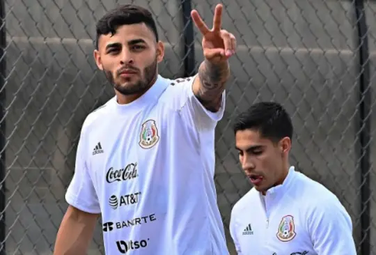 Alexis Vega con la Selección Mexicana